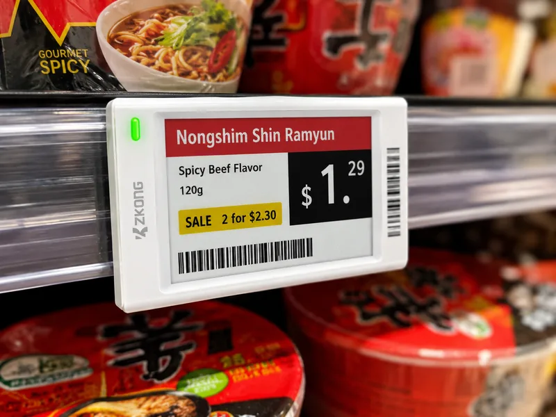 Valley Series electronic shelf label